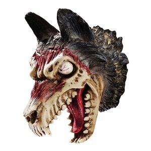 Design Toscano Werewolf Zombie Skeleton Halloween Spooky Wall or Garden Art